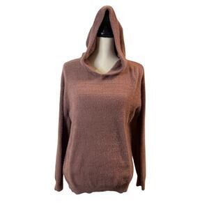 Volcom Women’s Mauve Fuzzy Hoodie Size XS